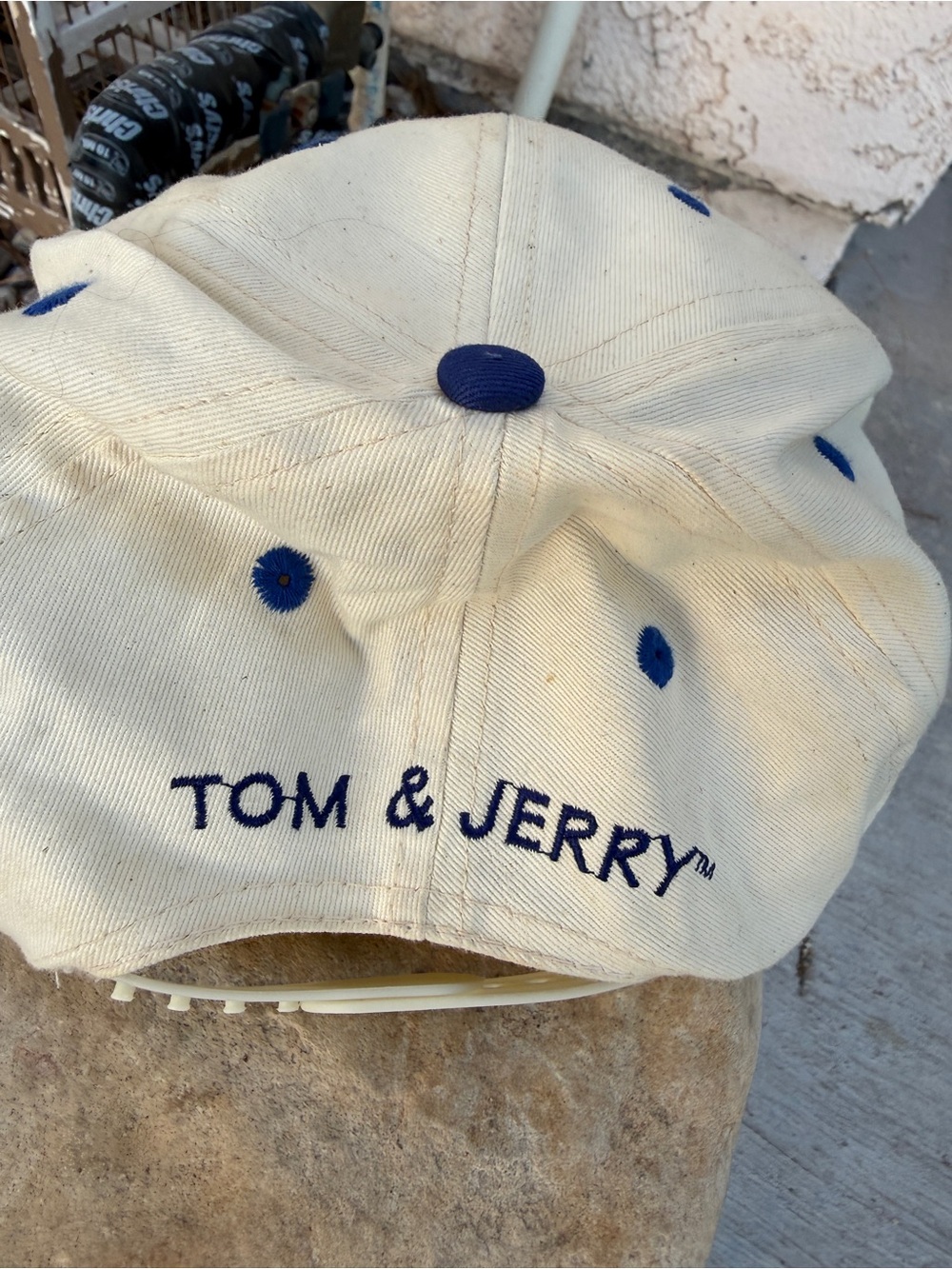Vintage 1994 Tom & Jerry Sizzler Snapback Hat Cap - Picture 5 of 6